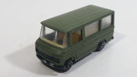 Very Rare VHTF Guisval Mercedes Benz Military Bus Army Green Die Cast Toy Car Vehicle with Opening Doors Made in Spain 1/64