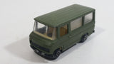 Very Rare VHTF Guisval Mercedes Benz Military Bus Army Green Die Cast Toy Car Vehicle with Opening Doors Made in Spain 1/64