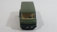 Very Rare VHTF Guisval Mercedes Benz Military Bus Army Green Die Cast Toy Car Vehicle with Opening Doors Made in Spain 1/64