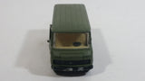 Very Rare VHTF Guisval Mercedes Benz Military Bus Army Green Die Cast Toy Car Vehicle with Opening Doors Made in Spain 1/64