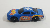 1998 Hot Wheels Racer Nascar #44 Blue Die Cast Toy Race Car Vehicle McDonald's Happy Meal