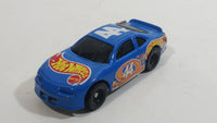 1998 Hot Wheels Racer Nascar #44 Blue Die Cast Toy Race Car Vehicle McDonald's Happy Meal