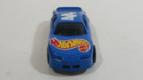 1998 Hot Wheels Racer Nascar #44 Blue Die Cast Toy Race Car Vehicle McDonald's Happy Meal