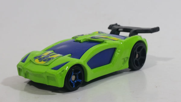 2009 Hot Wheels Impavido 1 Bright Green 3/7 Die Cast Toy Car Vehicle McDonald's Happy Meal