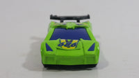 2009 Hot Wheels Impavido 1 Bright Green 3/7 Die Cast Toy Car Vehicle McDonald's Happy Meal