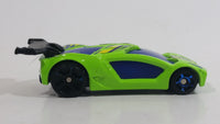 2009 Hot Wheels Impavido 1 Bright Green 3/7 Die Cast Toy Car Vehicle McDonald's Happy Meal