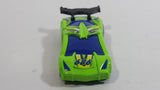 2009 Hot Wheels Impavido 1 Bright Green 3/7 Die Cast Toy Car Vehicle McDonald's Happy Meal