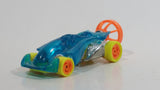 1994 Hot Wheels Top Speed Pipe Jammer Back Burner Blue, Yellow, Orange, Chrome Plastic Die Cast Toy Car Vehicle with Hook Bottom