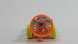 1994 Hot Wheels Top Speed Pipe Jammer Back Burner Blue, Yellow, Orange, Chrome Plastic Die Cast Toy Car Vehicle with Hook Bottom