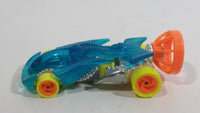 1994 Hot Wheels Top Speed Pipe Jammer Back Burner Blue, Yellow, Orange, Chrome Plastic Die Cast Toy Car Vehicle with Hook Bottom