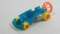 1994 Hot Wheels Top Speed Pipe Jammer Back Burner Blue, Yellow, Orange, Chrome Plastic Die Cast Toy Car Vehicle with Hook Bottom