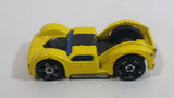 2005 Hot Wheels First Editions Drop Tops Curb Side Yellow Die Cast Toy Car Vehicle PR5