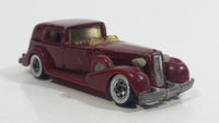 1983 Hot Wheels '35 Classic Caddy Cadillac Maroon Die Cast Toy Car Vehicle