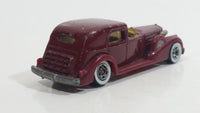 1983 Hot Wheels '35 Classic Caddy Cadillac Maroon Die Cast Toy Car Vehicle