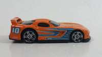 2008 Hot Wheels Top Speed GT Dodge Viper GTS-R Orange Die Cast Toy Super Car Vehicle