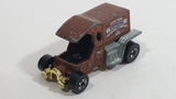 1979 Hot Wheels T-Totaller Brown Die Cast Toy Car Vehicle - BW - Hong Kong