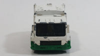 Rare 2005 Matchbox City Works Trash Truck Clean & Green White and Green Die Cast Toy Car Vehicle