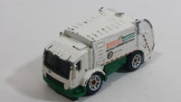 Rare 2005 Matchbox City Works Trash Truck Clean & Green White and Green Die Cast Toy Car Vehicle