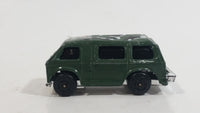 Buddy L "Metal Made" Mini Army Military Van Olive Green Die Cast Toy Car Vehicle