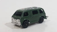 Buddy L "Metal Made" Mini Army Military Van Olive Green Die Cast Toy Car Vehicle