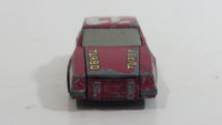 1985 Hot Wheels Crack Ups Hood Basher Stock Car Maroon Turbo Die Cast Toy Car Vehicle Hong Kong