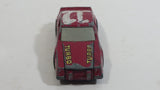 1985 Hot Wheels Crack Ups Hood Basher Stock Car Maroon Turbo Die Cast Toy Car Vehicle Hong Kong