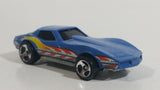 2000 Hot Wheels Chevrolet Corvette Stingray Blue Die Cast Toy Car Vehicle