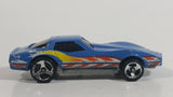 2000 Hot Wheels Chevrolet Corvette Stingray Blue Die Cast Toy Car Vehicle