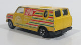 Vintage Yatming Ford Econoline E-150 Van Yellow "International Tournament" 5-Speed 4WD Die Cast Toy Car Vehicle No. 1501