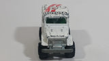 Majorette No. 277 Toyota 4x4 White Rallye 80 Star 1/53 Scale Die Cast Toy Car Vehicle with Opening Rear Window