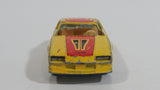 Vintage Yatming No. 1086 1983 Chevy Camaro Z28 Yellow Die Cast Toy Car Vehicle