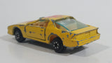 Vintage Yatming No. 1086 1983 Chevy Camaro Z28 Yellow Die Cast Toy Car Vehicle