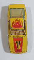 Vintage Yatming No. 1086 1983 Chevy Camaro Z28 Yellow Die Cast Toy Car Vehicle