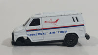 Mini Toys Universal Air Lines White Van Die Cast Toy Car Vehicle - Missing the front Wheels