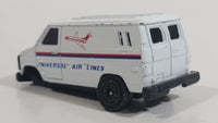 Mini Toys Universal Air Lines White Van Die Cast Toy Car Vehicle - Missing the front Wheels