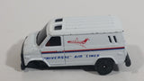 Mini Toys Universal Air Lines White Van Die Cast Toy Car Vehicle - Missing the front Wheels