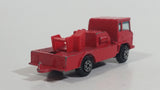 Vintage Yatming Semi Utility Boom Bucket Truck Red Die Cast Toy Car Vehicle