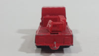 Vintage Yatming Semi Utility Boom Bucket Truck Red Die Cast Toy Car Vehicle