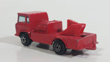 Vintage Yatming Semi Utility Boom Bucket Truck Red Die Cast Toy Car Vehicle