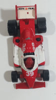 1984 Matchbox F1 Racer Agfa Film Ross Bentley Red White 1:55 Scale Die Cast Toy Race Car Vehicle