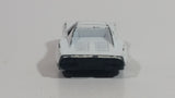 Yatming No. 1002 Chevrolet Corvette Racer White Die Cast Toy Car Vehicle