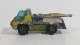 Vintage PlayArt Yellow Tow Truck Die Cast Toy Car Vehicle Made in Hong Kong