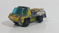 Vintage PlayArt Yellow Tow Truck Die Cast Toy Car Vehicle Made in Hong Kong