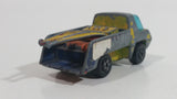 Vintage PlayArt Yellow Tow Truck Die Cast Toy Car Vehicle Made in Hong Kong