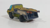 Vintage PlayArt Yellow Tow Truck Die Cast Toy Car Vehicle Made in Hong Kong