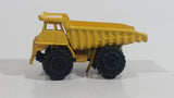 Vintage Zylmex P380 Dump Truck Yellow Die Cast Toy Car Construction Equipment Vehicle