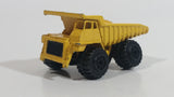 Vintage Zylmex P380 Dump Truck Yellow Die Cast Toy Car Construction Equipment Vehicle