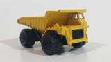 Vintage Zylmex P380 Dump Truck Yellow Die Cast Toy Car Construction Equipment Vehicle