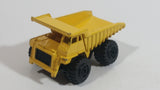 Vintage Zylmex P380 Dump Truck Yellow Die Cast Toy Car Construction Equipment Vehicle