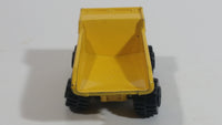 Vintage Zylmex P380 Dump Truck Yellow Die Cast Toy Car Construction Equipment Vehicle